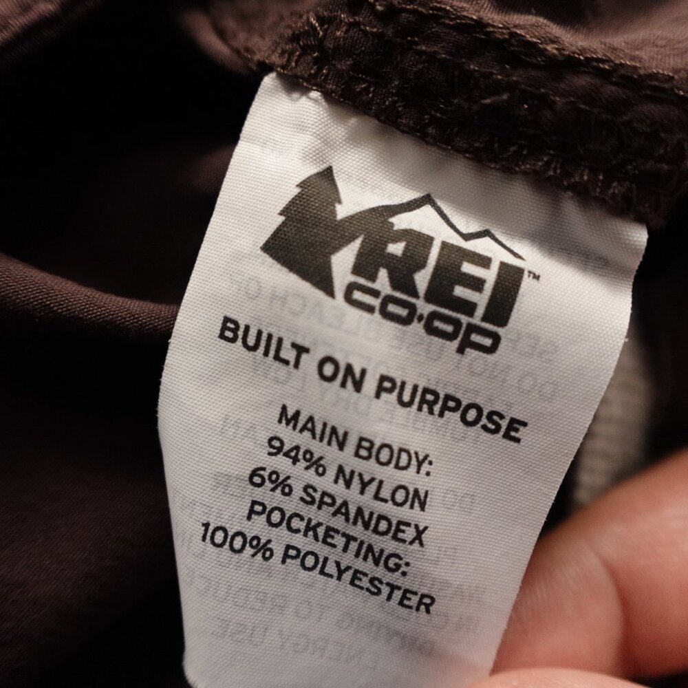 REI CO-OP Sahara Convertible Pants 28" Inseam men's 38x28 dark reddish brown - Picture 14 of 15